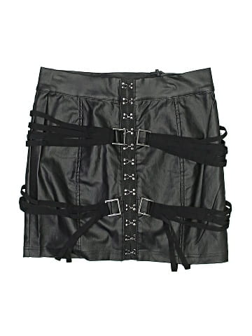 killstar Faux Leather Skirt (view 1)