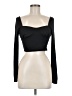 Collusion Black Long Sleeve Top Size 6 - photo 1