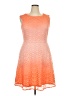 Studio One 100% Polyester Orange Cocktail Dress Size 18 - photo 1