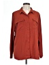 Joan Rivers 100% Polyester Burgundy Long Sleeve Blouse Size L - photo 1