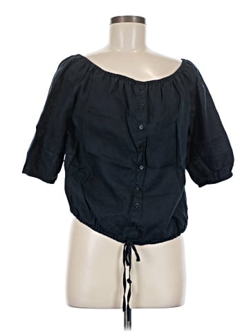 Saks Fifth Avenue Short Sleeve Blouse (view 1)