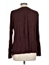 Joan Rivers 100% Polyester Burgundy Long Sleeve Blouse Size L - photo 2