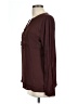 Joan Rivers 100% Polyester Burgundy Long Sleeve Blouse Size L - photo 5