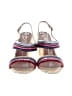 exe 100% Leather Color Block Ivory Gold Sandals Size EU 41 - photo 2