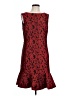 Ann Taylor Paisley Red Cocktail Dress Size 12 - photo 1