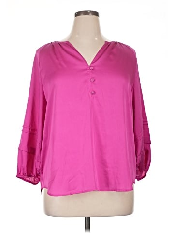 Karl Lagerfeld Paris 3/4 Sleeve T-Shirt (view 1)