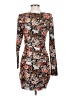 Unbranded Print Brown Casual Dress Size S (estimated) - photo 2
