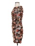 Unbranded Print Brown Casual Dress Size S (estimated) - photo 5
