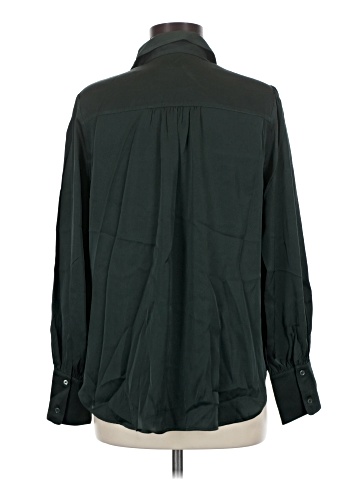 Quince Long Sleeve Silk Top (view 2)