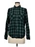 Universal Thread 100% Cotton Plaid Green Long Sleeve Button-Down Shirt Size M - photo 1