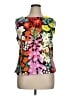 Lesley Evers Pink Black Sleeveless Blouse Size 1X - photo 1
