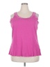 Basic Editions 100% Cotton Pink Tank Top Size 2X - photo 1