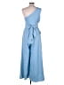 Shein Solid Blue Jumpsuit Size 8 - 10 - photo 2