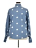 Unbranded 100% Polyester Polka Dots Blue Long Sleeve Blouse Size 2X - photo 2