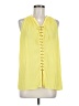 Ramy Brook 100% Polyester Yellow Sleeveless Blouse Size M - photo 1