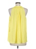 Ramy Brook 100% Polyester Yellow Sleeveless Blouse Size M - photo 2