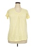Evans Yellow Short Sleeve T-Shirt Size 20 - photo 1