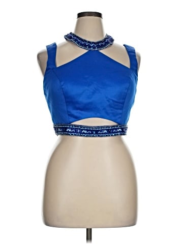Rachel Allan Sleeveless Blouse (view 1)