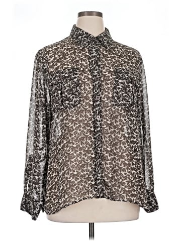 Ellen Tracy Long Sleeve Blouse (view 1)
