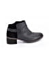 Korks 100% Leather Black Ankle Boots Size 11 - photo 1
