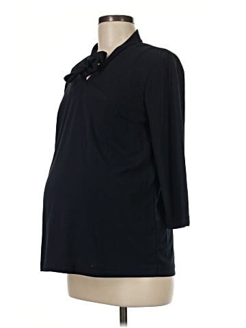 Motherhood 3/4 Sleeve Button-Down Shirt (view 1)