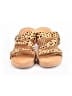 Aetrex 100% Leather Animal Print Tan Wedges Size 10 - photo 2
