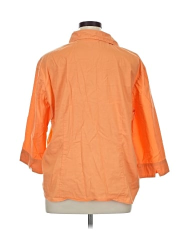 Chadwicks 3/4 Sleeve Button-Down Shirt (view 2)