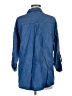 Zara Blue 3/4 Sleeve Button-Down Shirt Size M - photo 2