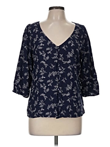 Hinge 3/4 Sleeve Blouse (view 1)