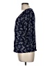 Hinge 100% Rayon Blue 3/4 Sleeve Blouse Size M - photo 5