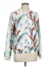 Maison Scotch 100% Polyester Print White Track Jacket Size Lg (3) - photo 1