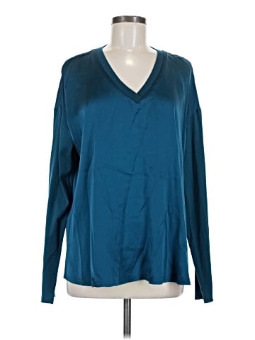 Go By Go Silk Long Sleeve Silk Top (view 1)