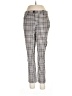 Ann Taylor LOFT Checkered-gingham Brown Casual Pants Size 10 - photo 1
