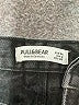 Pull&Bear Solid Black Denim Shorts Size 2 - photo 3