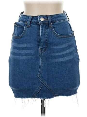Unbranded Denim Skirt (view 1)