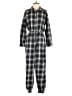 Shein Plaid Black Jumpsuit Size 4 - photo 1