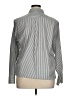 Everlane 100% Cotton Stripes Silver Long Sleeve Button-Down Shirt Size 14 - photo 2
