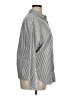 Everlane 100% Cotton Stripes Silver Long Sleeve Button-Down Shirt Size 14 - photo 4