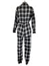 Shein Plaid Black Jumpsuit Size 4 - photo 2