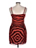 LPA Animal Print Red Cocktail Dress Size L - photo 2