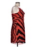 LPA Animal Print Red Cocktail Dress Size L - photo 4