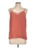 Nine West 100% Polyester Orange Sleeveless Blouse Size L - photo 1
