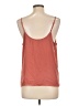 Nine West 100% Polyester Orange Sleeveless Blouse Size L - photo 2
