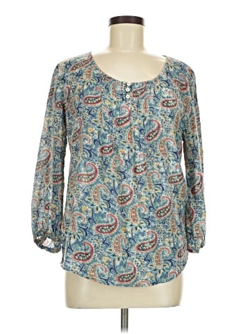 Lauren Jeans Co. 3/4 Sleeve Blouse (view 1)
