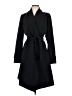 Diane von Furstenberg 100% Polyester Black Coat Size Med - photo 1