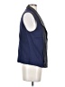 Vince. 100% Leather Blue Vest Size S - photo 4