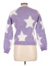 DKNY Stars Purple Pullover Sweater Size 10 - photo 2