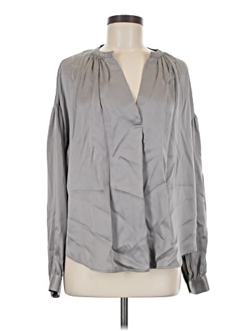 Xirena Long Sleeve Silk Top (view 1)