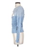 Lulus Blue Long Sleeve Top Size S - photo 5