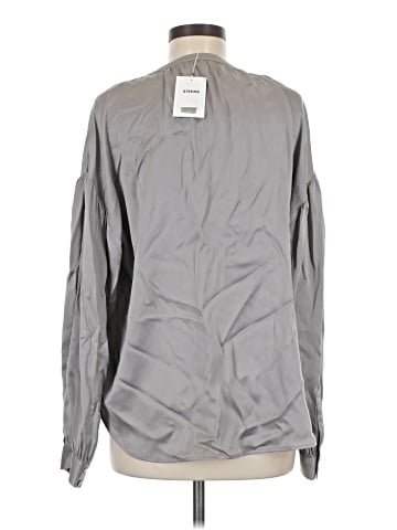 Xirena Long Sleeve Silk Top (view 2)